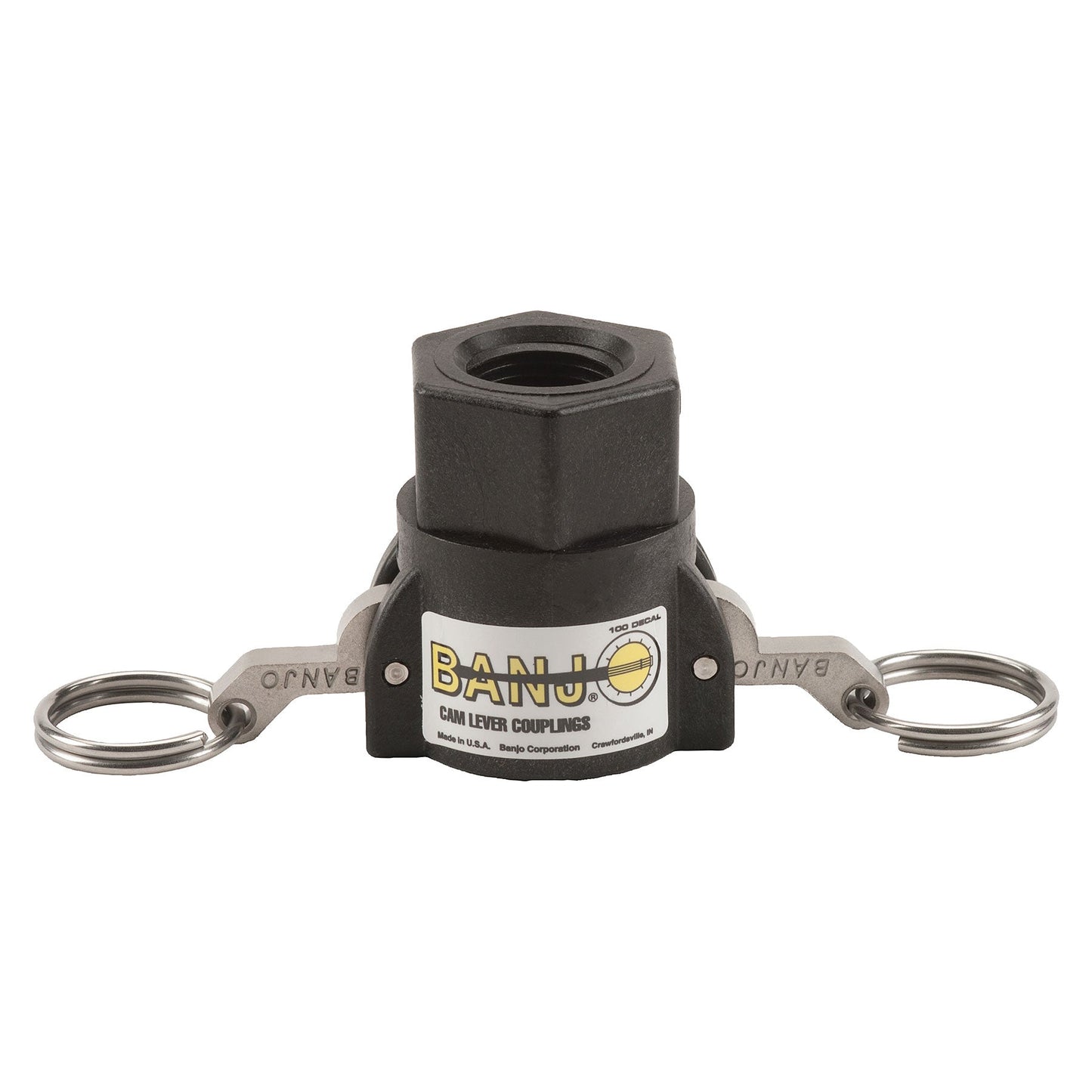 Banjo 050D Polypropylene Type D Female Coupler x FPT 1/2 in. to 4 in. Sizes