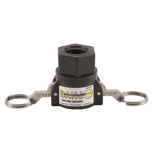 Banjo 050D Polypropylene Type D Female Coupler x FPT 1/2 in. to 4 in. Sizes