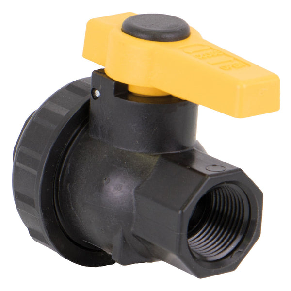 Banjo SUV075FP 3/4 in. PP Single Union Ball Valve - S