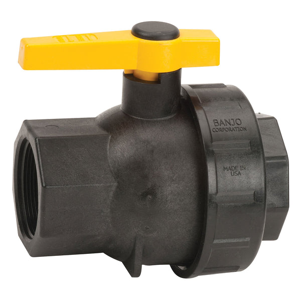 Banjo SUV200FP 2 in. PP Single Union Ball Valve - S