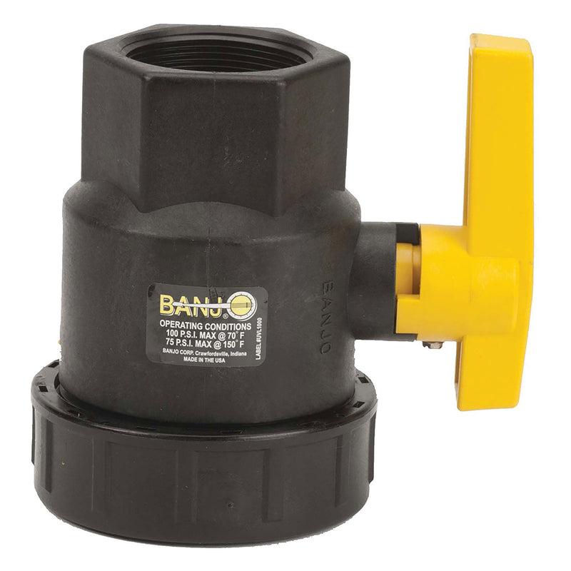 Banjo UV200FP 2 in. PP Single Union Ball Valve