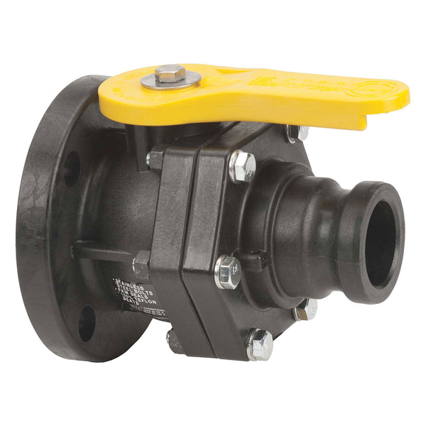 Banjo VSF200FPAF 2 in. PP Full Port ANSI Flange Bolted Valve